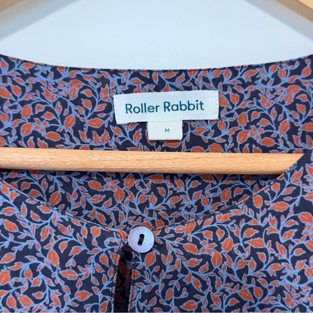 Roller Rabbit Ruffled Floral Long Sleeve Top - Picture 2 of 8